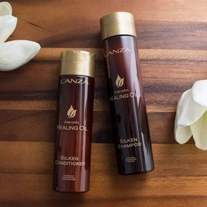 Lanza Keratin Healing Oil Shampoo and Conditioner
